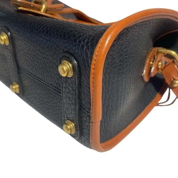 Vintage Dooney & Bourke All-Weather Leather Crossbody Bag Satchel Repainted